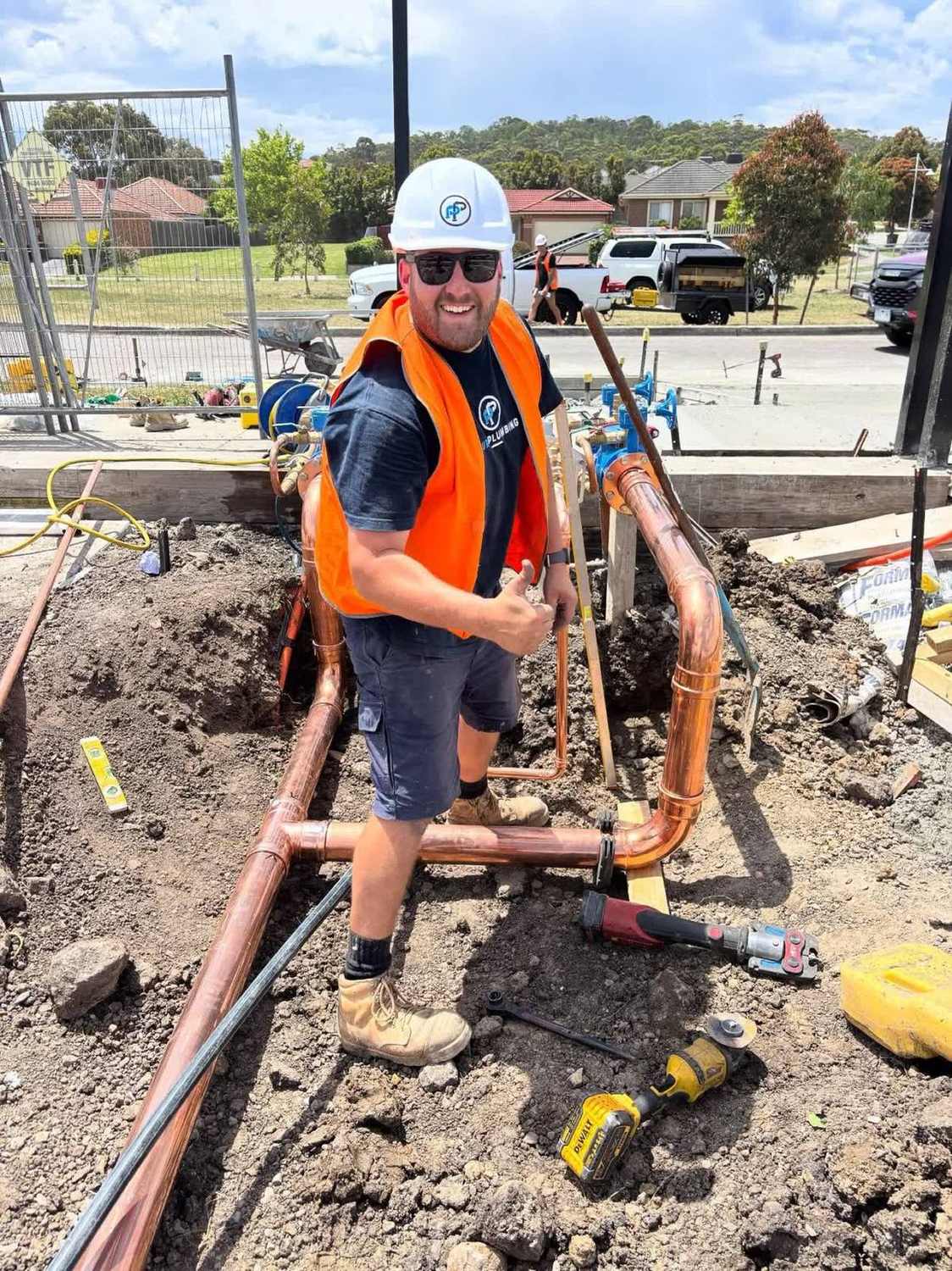 Pure plumber with a copper meter assembly